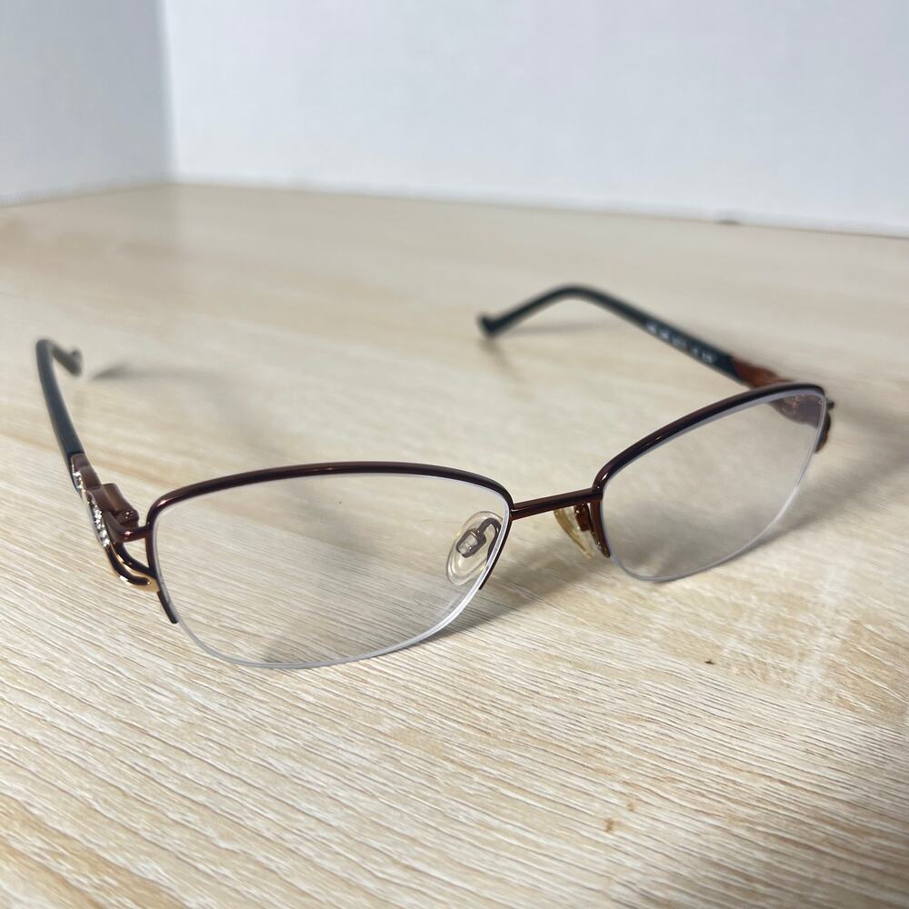 Tura R564 BRN B:34 Eyeglasses FRAMES ONLY Brown 52-17-135 Amazing Cond!